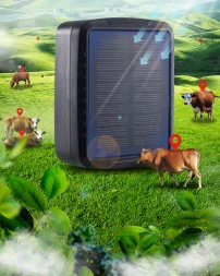 GPS трекер GetGPS 500 с солнечной батареей, акб 20000Ah на 180 дней, для животных